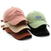 Ball Caps Soft Cotton Outdoor Baseball Cap Fashion Lett Haftam Snapback Sun Hat Summer Kobiety Regulowane ciężarówki Hip Hop Sport