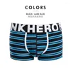 Underpants Pink Heroes Underwear Men's Boxer Shorts Male Panties Fashion Cotton Comfortable Breathable Sexy U-shaped Pouch