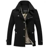 Men's Trench Coats Men's Outwear Windbreaker Jacket President Business Coat Jackets Overcoat