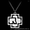 Łańcuchy Krzyż Naszyjnik Kobieta Hip Hop Naszyjniki Mężczyzna Akcesoria Wysokiej jakości metalowa moda nowość pamiątka kettingen