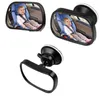 Accessoires intérieurs 2 en 1 Mini siège arrière de voiture de sécurité rétroviseur arrière réglable convexe enfants moniteur style de voiture
