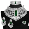 Collana orecchini set GODKI BIG girocolli super lusso 4 pezzi dichiarazione africana / per le donne gioielli da festa nigeriani