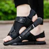 Sandals Summer Sport Men's Man Slippers Buckle Strap Leisure Fashion Flats Slides Breathable Air Mesh Beach Shoes For Male