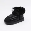 Laarzen winter babymeisjes jongens sneeuw warme buitenkinderen waterdichte niet -slip kinderen pluche baby katoenen schoenen 220909