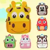 Mochilas Crianças Mochilas 3D Giraffe Design meninas Bolsas escolares da escola infantil Bolsa de jardim de infância de jardim de infância da escola de neoprene 220909