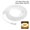 Strips 1M/2M/3M/4M/5M DC 12V 2835 LED Strip Flexibel Waterdicht Bord Neon Lichten Siliconenbuis voor Cabinet TV -achtergrondverlichting Nachtlamp