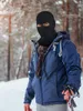 Berets 2-hole dzianinowa czapka pełna twarz czapka na nARCA gaiter zima balaklava ciepła dzianina czapka na sporty na świeżym powietrzu śmieszny imprezowy kapelusz jazdy