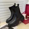 Fashion Chelsea Short Boots Luxury Designer Martin Boots Flat Leather High Heels Autumn and Winter Plus Velvet Warm Outrole Candy Cowhide 35-40