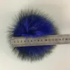 Berets 13cm Natural Raccoon Fur Ball Key Chain Hat Winter Hats Pom For Shoes Real Cap Accessories