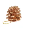 Flores decorativas grinaldas para o cemitério Decorações de Natal Pinecone Decoração de árvore seca pingente DIY Pequeno