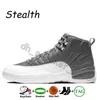 2023 Jumpman Basketbalschoenen Heren Hoge OG 12 12s Stealth University Blauw Hyper Royal Zwart Taxi Utility Twist FIBA Wit Heren Sport Dames Sneakers Trainers Maat 40-46