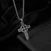 Pendant Necklaces Vintage Beautifully Viking Celtic Cross Necklace For Men Hip Hop Fashion Amulet Jewelry Wholesale