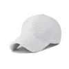 Kogelcaps buiten warme winter pet wol dikker pluche honkbal vrouwen meisjes solide kleur snapback verstelbare hiphop hoed vizier 56-60 cm