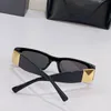 مصمم الرجال السيدات النظارات الشمسية 4105 عتيقة الشعار المعدني المسطح نظارة شمسية مربعة الإطار الكامل نظارات الموضة علبة عشوائية