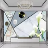 carta da parati da parete sfondi geometrici sfondi da soggiorno in marmo semplice sfondo murale 3d moderno moderno per soggiorno