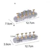 네일 아트 키트 디스플레이 스탠드 투명베이스 두꺼운 아크릴 손가락 지원 DIY 설계 실용적인 홀더 소모품