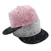 Casquettes de balle Mode 1 Pc Unisexe Dot Imprimé Chapeaux Réglable Enfants Enfants Casquette De Baseball Décontractée Soleil Hip Hop Snapback Pour Garçons Filles