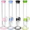 Vintage Puslar Recycler Glass Bong Hookah 16 polegadas Fumador de ￡gua pode colocar o logotipo do cliente pela DHL UPS CNE