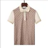 2022 패션 디자이너 남성 폴로 셔츠 남성용 반팔 티셔츠 오리지널 싱글 옷깃 셔츠 자켓 스포츠웨어 조깅 M-3XL #6205 폴로