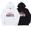 Erkek Hoodies Sweatshirts kırmızı etek moda büyük vlones v gevşek gündelik kapüşonlu erkek ve kadın kazak