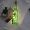 Cordes 2M LED guirlandes lumineuses guirlande fil de cuivre liège fée bouteille de vin pour la décoration de mariage de la Saint-Valentin