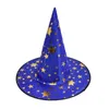 2022 NYTT Fashion Pentagram Party Cosplay Halloween Hat Personlighet Unisex Wizard Pointed Hat