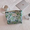 Cosmetic Bags Vintage Floral Bag Women Jacquard Fabric Makeup Organizer Zipper Pouch Large Toiletry Washing Beauty Case