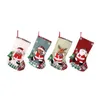 Kerstdecoraties feestelijke kousen klassieke Santa Snowman Rendier Bear 3D speelgoed voor gezinsvakantie