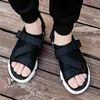 Sandals Summer Sport Men's Man Slippers Buckle Strap Leisure Fashion Flats Slides Breathable Air Mesh Beach Shoes For Male