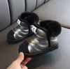 Laarzen winter babymeisjes jongens sneeuw warme buitenkinderen waterdichte niet -slip kinderen pluche baby katoenen schoenen 220909