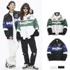 Giacche da uomo Streetwear Giacche da baseball patchwork Uomo Hip Hop Vintage Cotton Couples Giacca da motociclista primavera Cappotto allentato unisex Cool 220912