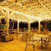 Dizeler 6x1/8x0.65/10x0.65m LED Perde Icikle Peri Dize Işıkları Tatil Noel Çelenk Partisi Bahçe Düğün Odası Dekorasyon