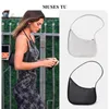 Os designers de bolsas de linha feminino luxurizam sacos da linhas Minoria Minoria de Lua Saco de Estilo muito simples Crescent Moon Bag Ken Bean Mesmo estilo Bolsa de axil