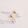 Набор серег-ожерелья, европейские и американские украшения со сплавом, богемные простые жемчужные серьги для модных женщин, подарки