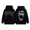 Designer Modemerk Hoodie Revenge Keel Skull Print Hooded en Cashmere Sweater Male paar High Street losse jas