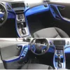 För Hyundai Elantra MD 2012-2016 Interior Central Control Panel Door Handle Coliber Stickers Decals Car Styling Accessorie179h