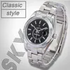 Rel￳gio masculino rel￳gios ￠ prova d'￡gua Autom￡tico calend￡rio de a￧o inoxid￡vel mec￢nico 42mm Mestre de Wristwatch Factory Supply Supply
