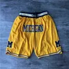 Basketbalshorts Don gewoon het retro jaar van de rat slijtage sportpant met pocket rits zipper zweetbroek heup pop wit paars rood bck geel geel