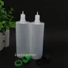 Wholesale 120ml PE Bottles Plastic Dropper Container 4OZ with Childproof Tamper Cap