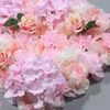Sztuczna ściana kwiatowa przyjęcie weselne urodziny różowy kwiat kwiatowy fotografia fotograficzna