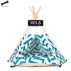 kennels pens Pet Tent House Cat Bed Portable Teepee With Thick Cushion And 6 Colors Available For Dog Puppy Excursion Outdoor Indoor 220912