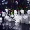 Cordes 30 PCS Boule À Bulles Extérieure Étanche Lumière Solaire Chaîne De Noël Décoratif Guirlande Lumineuse Pour Guirlande Rue Éclairage De Vacances