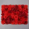 40x60CM Red Collection Symulacja Flower Wall Tła Dekoracja Ściana Weddna przyjęcie Święta Outdorek Dekoracja różana jedwab różany