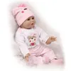 Bambole 55cm Reborn Doll Soft Silicone Baby Vinyl Toys Per Boy Girl Gift Bambini Compleanno Regali di Natale 220912