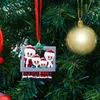 Dekoracje świąteczne rodzina DIY Nazwa Urodziny Prezent Prezent Prezentacja Spersonalizowana ozdoba błogosławieństwo drzewo wiszące 220912