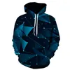 Herrtröjor 2022-3d svart vit virvel geometriska mönster mäns hoodie harajuku mode tröja hösten vinter unisex