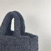 Tasarımcı Çantalar Yeni Peluş Alışveriş Çantası Kadın Tote Çanta Büyük Çantalar Çanta Kaliteli Omuz Arka Çantalar Yumuşak Terry Kumaş Materyal Çoklu