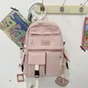 HBP Umhängetaschen 2023 neue trendige koreanische Version, große Kapazität, Schultasche für Schüler der Mittelstufe, leichte und einfache Reisetasche, Canvas-Rucksack