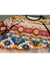 Heren t shirts 2022 Casual westers patroon heren t-shirt korte mouw plus size ronde nek solide kleur retro shirt zomer