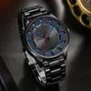 Wristwatches CURREN Fashion Simple Style Men Watches Quartz Wristwatches Stainless Steel Band Clock Male 220912
